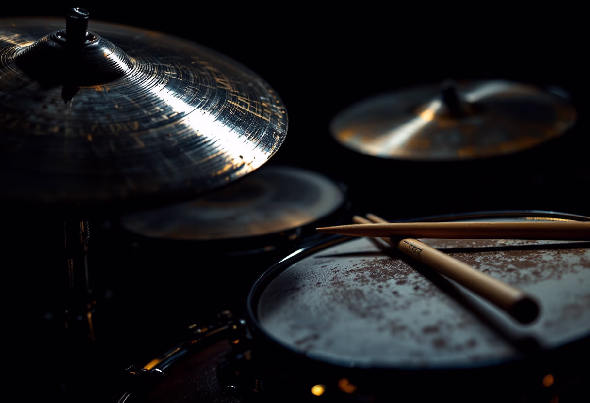 image of drumming class in session